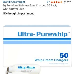 Creamright 8g Premium Stainless Charger